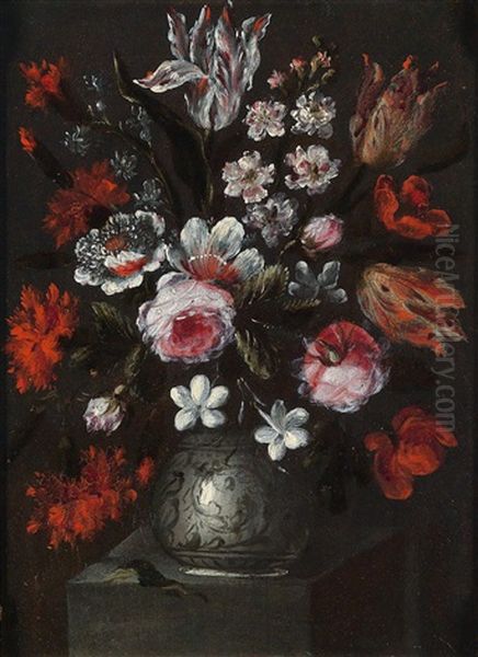 Blumenstillleben (+ Another; Pair) - view 1
