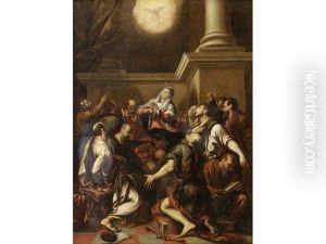 The Miracle Of Pentecost by Giovanni Battista Volpato