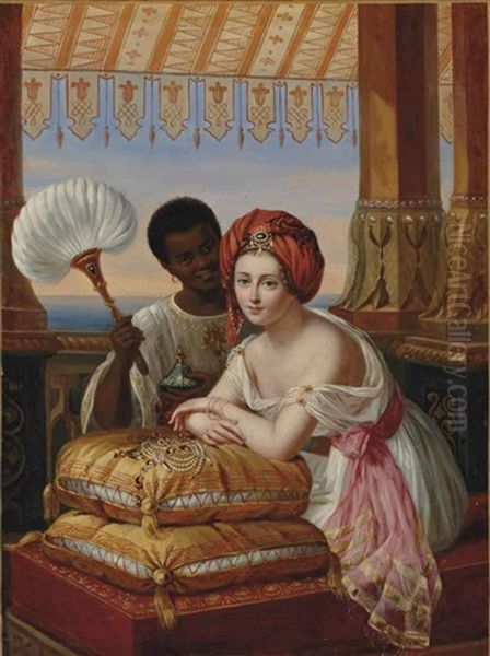 Jeune Orientale Et Sa Servante - view 1