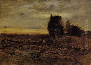 Paesaggio Al Tramonto