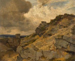 Ruinenlandschaft by Johann Friedrich Voltz