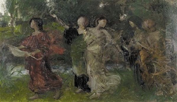 Der Abendgesang (preliminary Study) - view 1