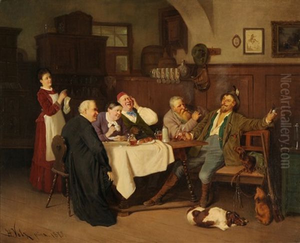 Frohliche Gesellschaft Im Wirtshaus - view 1