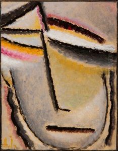 Portrait Of A Woman by Alexei Jawlensky