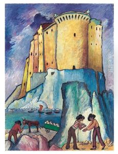 Burg Am Mittelmeer - Aus Italien Burg Am Mittelmeer - Aus Italien