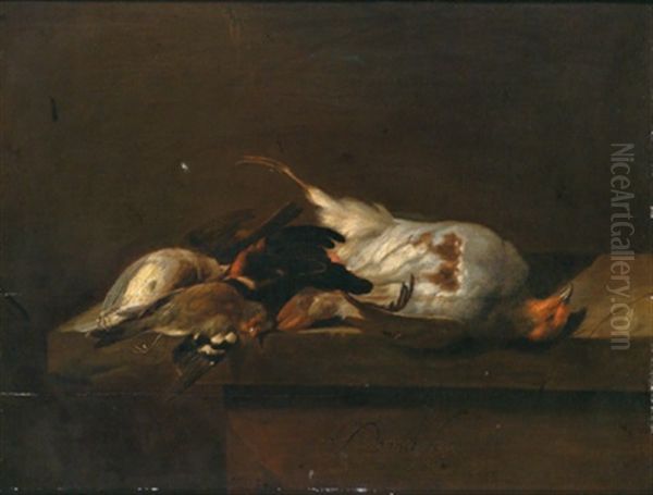 Jagdstillleben Mit Erlegtem Federvieh - view 1