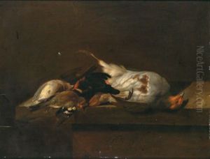 Jagdstillleben Mit Erlegtem Federvieh by Jan Vonck