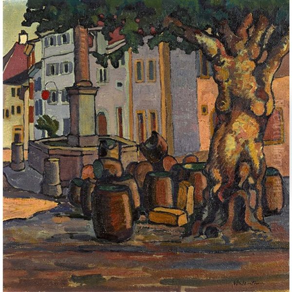 Brunnen In Fribourg - view 1