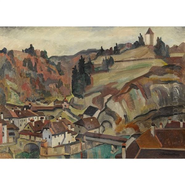 Le Gotteron Et Le Pont De Bois - view 1