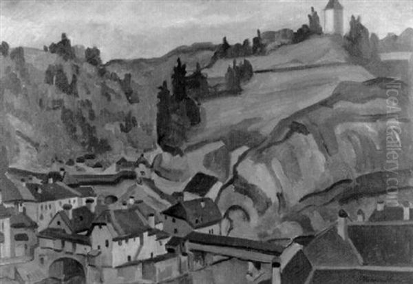 Le Gotteron Et Le Pont Du Bois - view 1