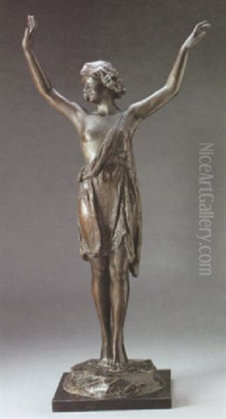Woman With Arms Upraised - view 1