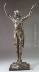 Woman With Arms Upraised