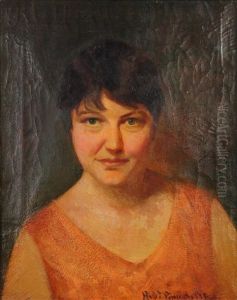 Portrait Of Cynthia Murray by Robert Vonnoh