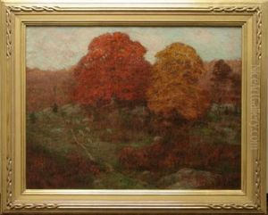 Autumn Hillside by Clark Greenwood Voorhees