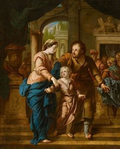 Christ Among The Doctors by Johannes Voorhout the Elder