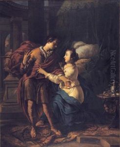 Joseph Et La Femme De Putiphar by Johannes Voorhout the Elder