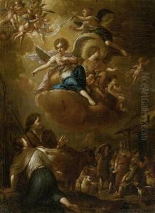 Verkundigung An Die Hirten by Johannes Voorhout the Elder