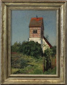 Markische Landschaft Mit Kirche by Paul Vorgang