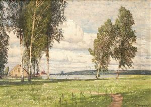 Markische Seenlandschaft Im Fruhling by Paul Vorgang