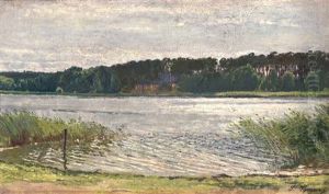 Seenlandschaft Im Morgenlicht by Paul Vorgang
