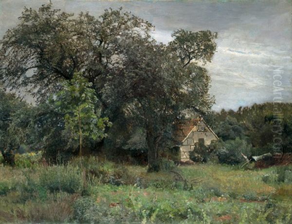Markische Landschaft Mit Bauernhaus Im Sommer - view 1