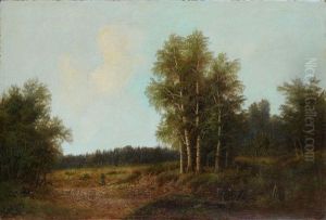 Le Chasseur Dans La Clairiere by Sokrat Maksimovich Vorobiev