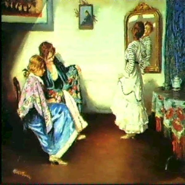 Young Girls Dressing - view 1