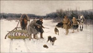 The Bear Hunt by Sergei Semyonovich Voroshilov