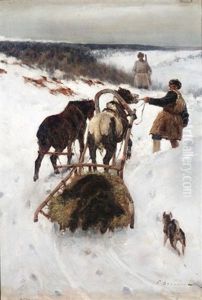 Return From The Bear Hunt by Sergei Semyonovich Voroshilov