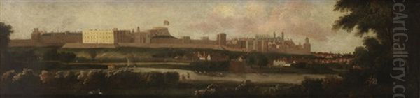 A View Of Windsor Castle Seen From The North - view 1