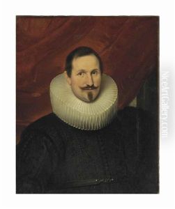 Portrait Of A Gentleman, Half-length Portrait Of A Gentleman, Half-length