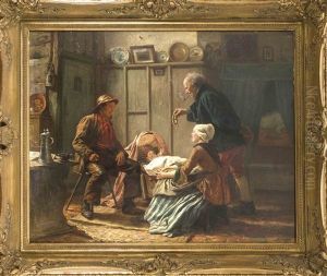 Genreszene Familiengluck Genreszene Familiengluck