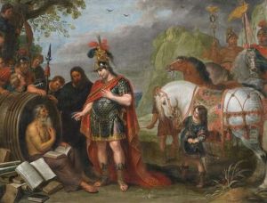 Diogenes Vor Alexander Dem Grosen