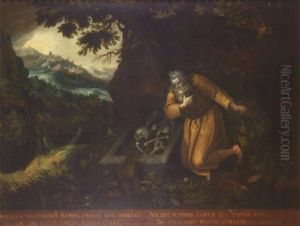 Anachorete Dans La Solitude by Daniel De Vos