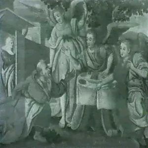 Abraham And The Three Angels by Daniel De Vos