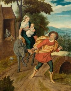 The Flight Into Egypt by Marten de Vos