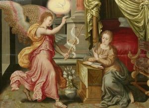 The Annunciation by Marten de Vos