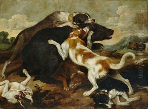 Perros Atacando A Un Oso