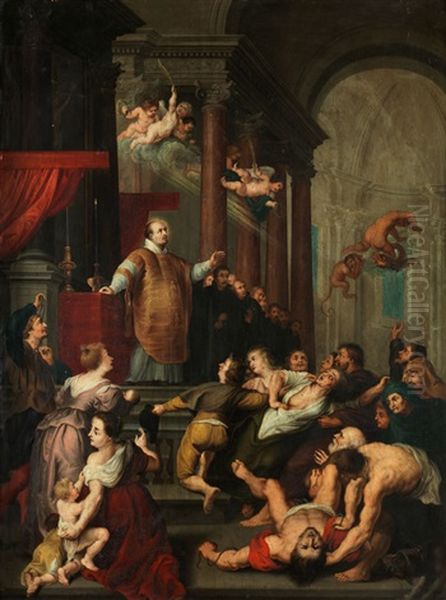 Das Wunder Des Heiligen Ignatius Von Loyola (after Peter Paul Rubens) - view 1