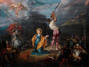 Martirio De Santa Barbara by Simon de Vos
