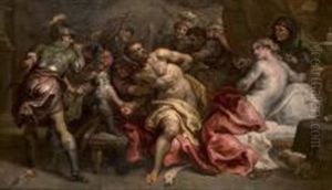 L"arrestation De Samson by Simon de Vos