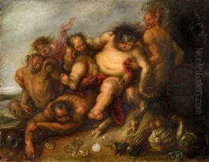 The Triuph Of Silenus by Simon de Vos