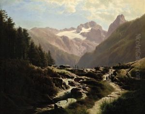 Im Gebirge by Leopold Heinrich Voescher