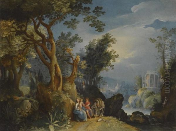 The Rest On The Flight Into Egypt - view 1