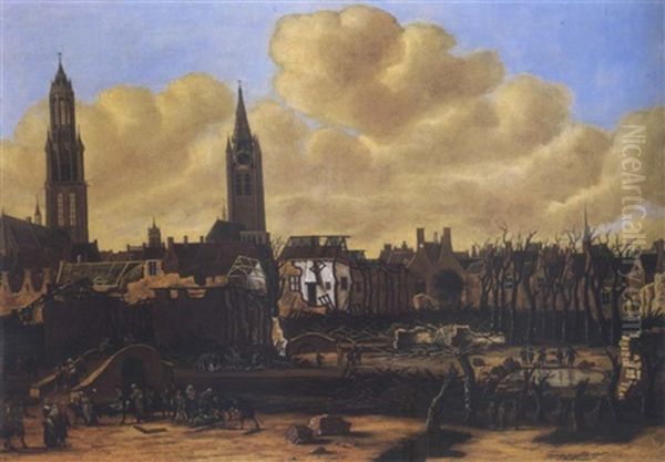 The Ruins Of Delft After The Explosion Of The Powdermill - view 1
