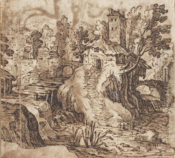 Paysage Avec Des Habitations - view 1