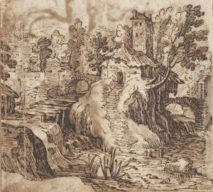 Paysage Avec Des Habitations by Paul Bril