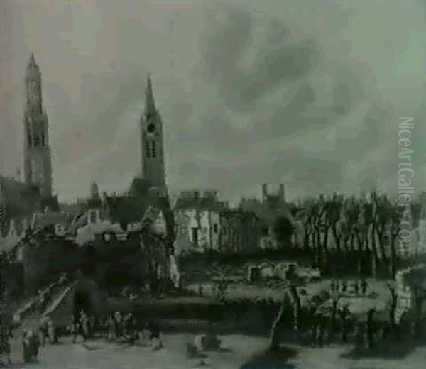L'explosion De La Poudriere De Delft En 1654 - view 1