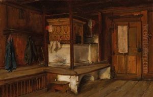 Szobabelso by Carl Leopold Voss