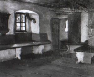 Bauernstube by Carl Leopold Voss